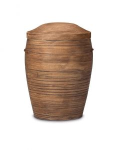 Bamboe urn met koord